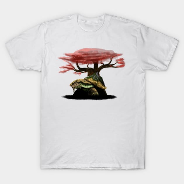 Giant Turtle T-Shirt by DreamOfDesign